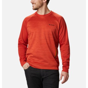 Columbia Muške Majice S Kapuljačom - Tech Trail Midlayer Crew Crvene | WJLB-18645